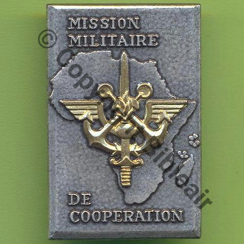 AFRIQUE MISSION MILITAIRE DE COOPERATION  FIA LYON EDIT BROCHE Dos lisse Sc.Y.GENTY 5Eur(x3) 
